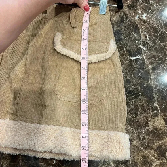 NWT Impeccable Pig Day+Moon City Streets Skirt - Tan - Size Small - Picture 8 of 10